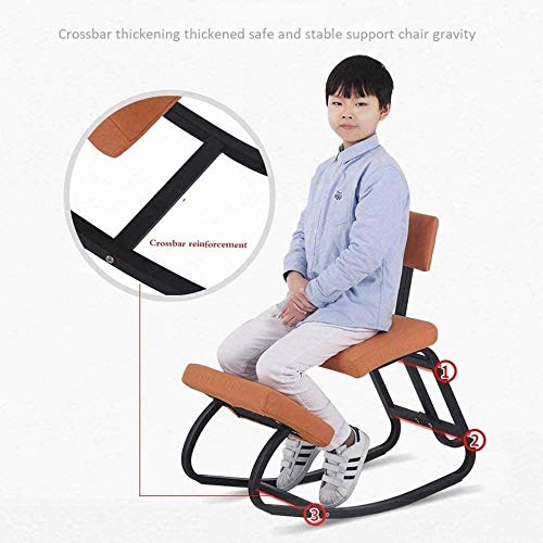 Cadeira ergonômica para o joelho, cadeira de escritório, corcunda, proteção, coluna, lazer, fitness,