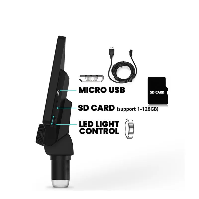 Amazon.co.jp: ラボ用顕微鏡アクセサリー G1200 デジタル顕微鏡 1200X