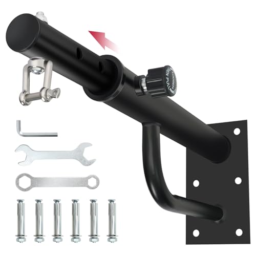 powerfeng Heavy Bag Hanger Wall Mount: Adjustable Punching Bag Hanger with 360 Swivel Rotate- Heavy...