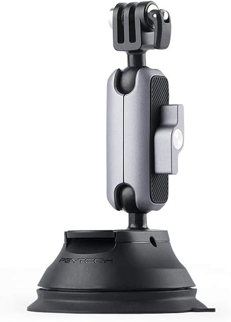 PGYTECH Suction Cup Mount Compatible for Action Cameras OSMO ACTION 3,DJI Action 2, OSMO Pocket 2, Gopro, OSMO Action, OSMO Pocket, Insta360 ONE X