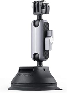 PGYTECH Suction Mount Compatible for Action Cameras OSMO ACTION 4, ACTION 3, OSMO Pocket 2, Gopro Hero 12/1110/9/8, OSMO Action, OSMO Pocket, Insta360 ONE X