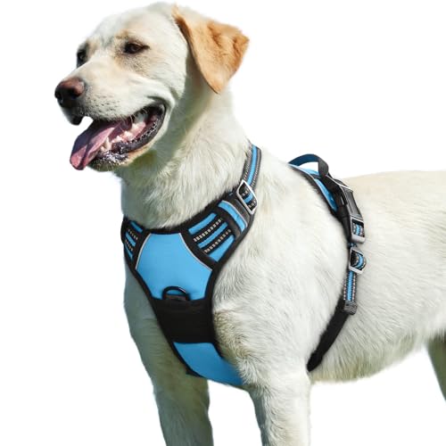 Image of Eagloo Dog Harness for Large Dogs, No Pull Pet Vest with 2 Leash Clips