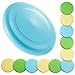 BRAMBLE 12 Frisbees, Soucoupes à Disque Volant pour Enfants, Adultes & Chiens - 23cm