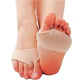 JAPAN SOLUTIONS Metatarsal Pads Cushions Sleeve Ball of Foot Pain Relief Gel Pad Sleeves for Forefoot Support, Tendonitis, Fracture, Diabetic L