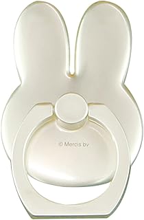 エーワークス ミッフィー スマホリング ホワイトシルバー DB-039