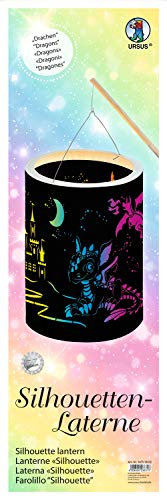 Ursus 18750002 - Silhouetten Laterne Drache, Höhe ca. 20 cm,...