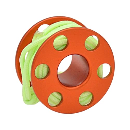 mioosho Finger Reel with Small Finger Coil for Diving, Highly Visible Finger Spool, Durable Small Pendants