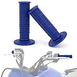 Poignee Moto Cross Poignée Moto 22mm Poignées de Guidon Moto Universelles pour Yamaha Grizzly 350 400 450 Bruin 350 Kodiak 400 450 Wolverine 350 450 YFM 350 ATV Quad Bleu