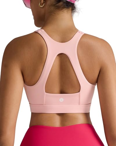 Image of RUNNING GIRL Sports Bras for Women High Support,Racerback Supportive Molded Cup Sports Bra with Sewn in Pads