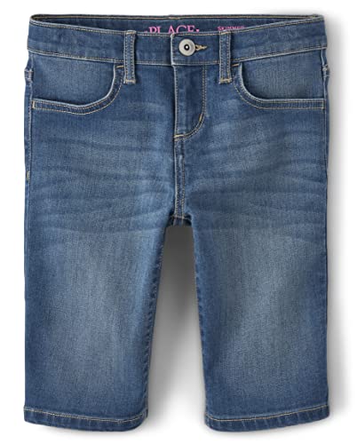Image of The Children's Place Girls Twill Skimmer Shorts