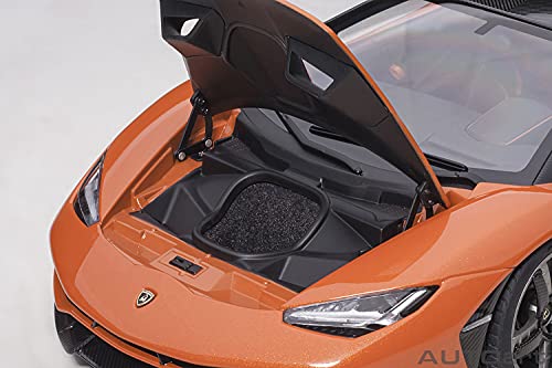 Autoart Lambo Centenario modelo 1:18 color naranja miniatura 3