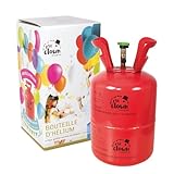 P'tit Clown   25830   Bouteille Hélium Jetable pour Ballons   Facile à Utiliser   Parfaite pour Décoration Fêtes, Anniversaire, Mariage, Baptême, Bal, Noël, Nouvel An   Pour 30 BALLONS (non inclus)