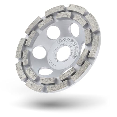 PRODIAMANT Premium Diamant-Schleiftopf 125mm Beton universal 125 mm x 22,2 mm Betonschleifer doppelreihig