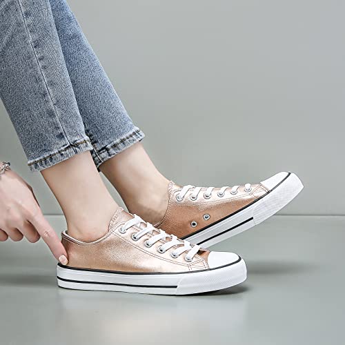 Womens Shoes Low Top Lace Up Canvas Sneakers Casual Fashion Running Lightweight Breathable Low Cut Comfortable Canvas Shoes For Walking #TOP6