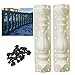 KUCY 2 Pcs 27.6 inch Balustrades Molds Kucy Plastic Mould Garden DIY Casting Cement Plaster Concrete Pattern 3