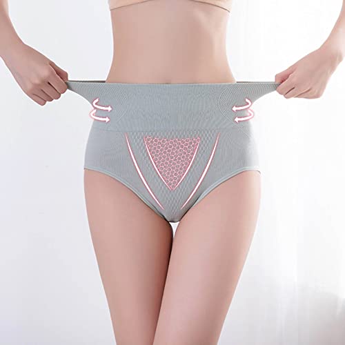 Pacote de roupa íntima feminina sem costura cintura alta cintura alta calcinha sem costura para mulh