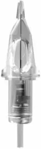Cheyenne Craft - Agujas de cartucho transparentes - Cartucho de aguja de tatuaje profesional desechable 10 0012in 7 forros caja de 20 unidades