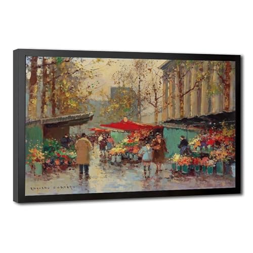 Impression sur toile Edouard Leon Cortes, tableau haut de gamme 61 x 91 cm pour bureau