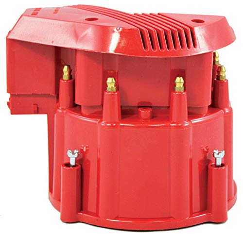 Red HEI Performance Distributor Cap & Rotor, Hot Rod V8 SBC BBC