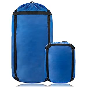 YINXN 46L Kompressionssack Blau Schlafsack