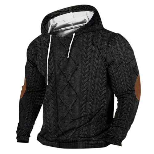 Pulls homme coupe slim avec cordon capuche chemise bleu en maille fine