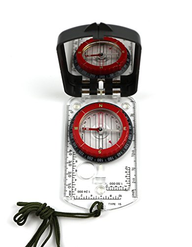 Funtalker Orienteering Map Compass Adjustable Declination With Sighting Mirror Clinometer For Camping,Hiking,Hunting And Survival #TOP2