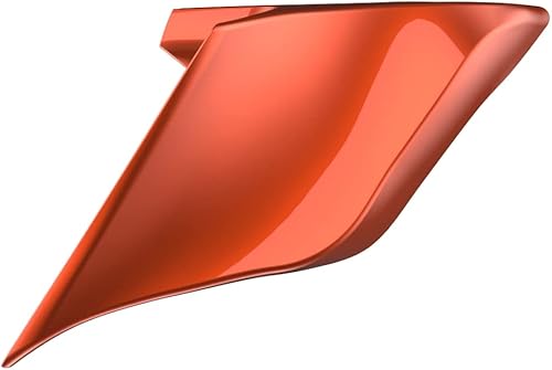 Miniatura 382 de Advanblack Barracuda - Cubiertas laterales estiradas plateadas (brillantes), paneles extendidos para Harley Touring Street Glide Road Glide Electra