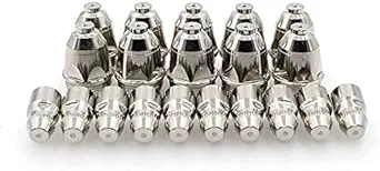 P-80 Plasma Cutting Consumable Cutter Torch Nozzle Tips Electrode (1.5 mm Nozzle + Electrode), Suitable for CUT 70-100 AMP Plasma Cutting Torch