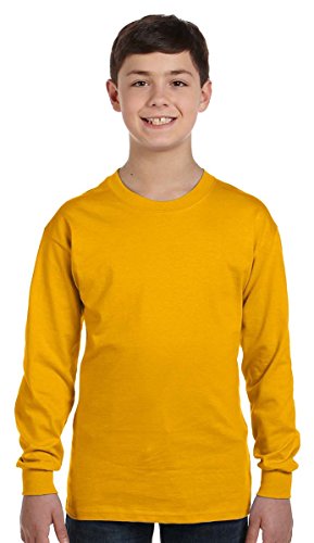 Gildan Boys Heavy Cotton Long Sleeve T-Shirt2