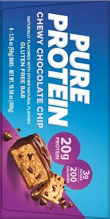 Pure Protein Chewy Chocolate Chip, 50 gram, 6 count Multipack