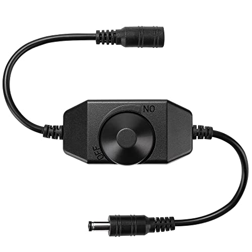 [3 Pack] Keygma Led Strip Light Dimmer, Dc 12V-24V Dimmer Switch For Strip Lights 2835 3528 5050 5630 5730 3014, Single Color #TOP1