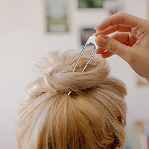 BTYMS Vintage Metal U-Shaped French Twist Hair Forks #TOP25
