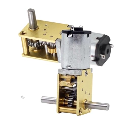 12PCS JGY-N20 Metal Worm Gear Motor 6V/12V High Low Noise Gearbox Motor DIY Robotics Smart Home Industrial Automation(68R)