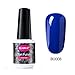 Produktbild Clavuz UV LED Nagellack UV Gel Nail Polish für Nails Art Peel Off Nagellack UV farbgel für gelnägel 8ML - Blau008