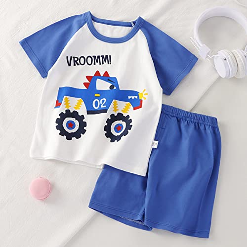 Image of Baby Toddler Boys 4 PCs T-shirts and Shorts Set Summer Clothes Outfit