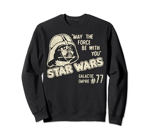 Sweat Star Wars Darth Vader avec motif pochoir artistique effet usé authentique