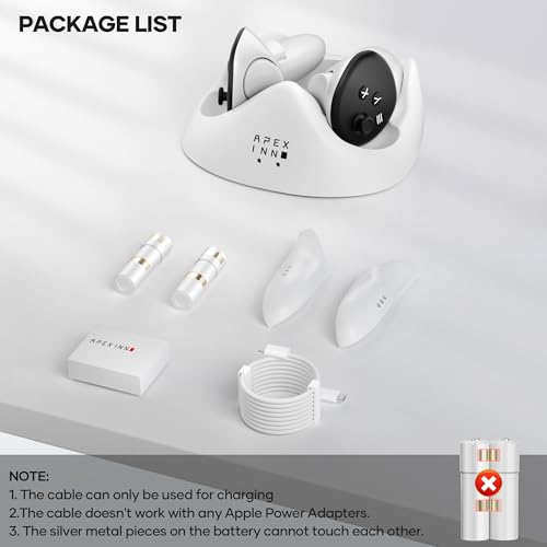 image for APEXINNO Compact Charging Dock for Meta Quest 3S/Quest 3, Controllers 