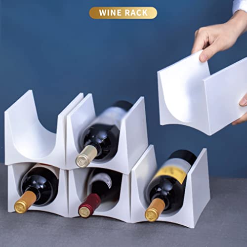 Soporte para botellas de vino moderno Habiba ABS miniatura 5