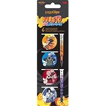 Naruto Shippuden Magnetic Page Clips 6-Pack Stationery