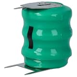 vhbw NiMH Batteria a bottone di ricambio 3 pin tipo 3/V80H | 60mAh 3,6V adatta a batterie per modellismo, luci solari ecc.