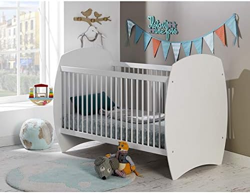 Alfred Cie Lit Bebe Evolutif 70x140 Barreaux Blanc Violette Amazon Fr Bebe Et Puericulture