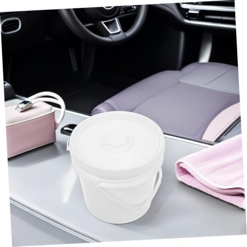 Toddmomy 2pcs Portable Plastic Wet Tissue Wipes Container with Lid 4l 5l Capacity, Single Handed Tissue Extraction, Stylish Design for Office and Backpack Use - 5