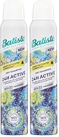 Batiste 24H Active Dry Shampoo 200mL - Sweat-Activated Formula with Nectarine & Fruity Scent, Instantly Absorbs Sweat & Oil, Vegan-Friendly & Invisible Finish - Ideal for Active Lifestyles & Busy Days