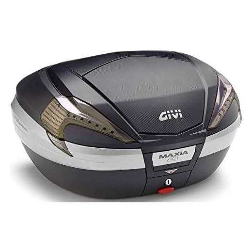 Givi V56NNT Maxia 4 Tech Monokey Baúl En Fibra Carbónica y Reflectores Transparentes