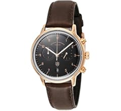 DUFA ドイツ製クロノグラフ DF-9003 ブラックレザー Amazon | [ドゥッファ] 腕時計 Hannes Chrono ハンネス クロノ