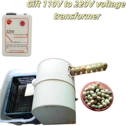 Automatic Egg Washer Machine, Electric Egg Washer Machine,Egg Cleaning Equipment,with Roller Brush, for Chicken Duck Goose Egg