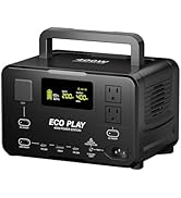 ECO PLAY 400W ポータブル電源 Amazon.co.jp: 【理想の軽量化を実現したデザイン】Eco Play EP400