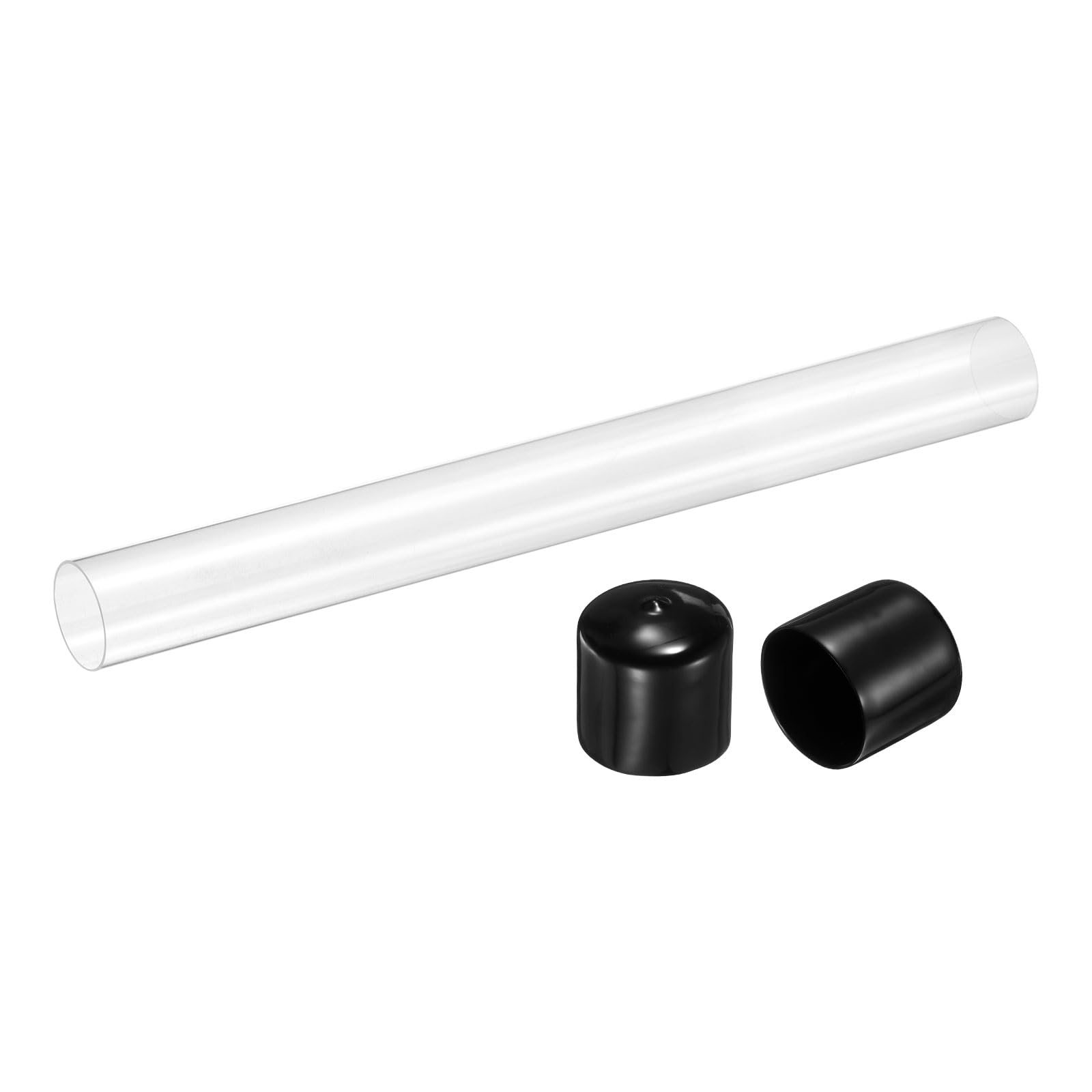 Tube rigide en acrylique transparent incassable pour rénovation