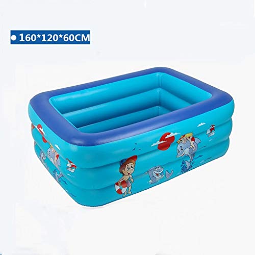 AWJ inflatable pool Bathtub Baby Swimming Pool Inflatable Pool Plastic Swimming Pool Square Inflatable Swimming Pool
