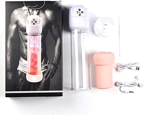 Tight Design Pennis Pumps for Enlargement,Enlargement Device for Men,Endurance Exerciser Effective Bigger Handheld for Man Silicone Massage
